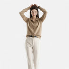 Women's Knit Stand-Collar Short Coat
