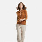 Women's Knit Stand-Collar Short Coat