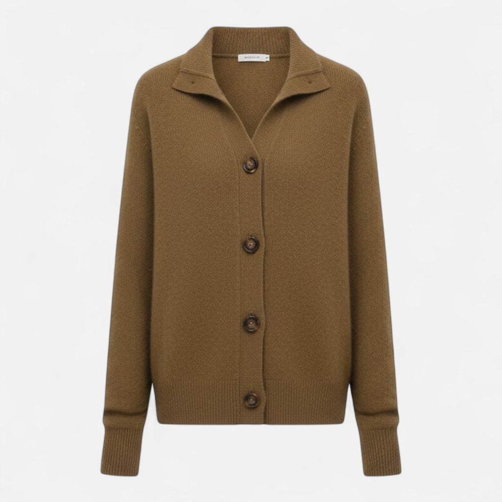 Women's Knit Stand-Collar Short Coat