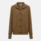 Women's Knit Stand-Collar Short Coat