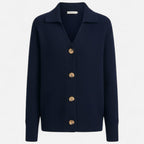 Women's Knit Stand-Collar Short Coat