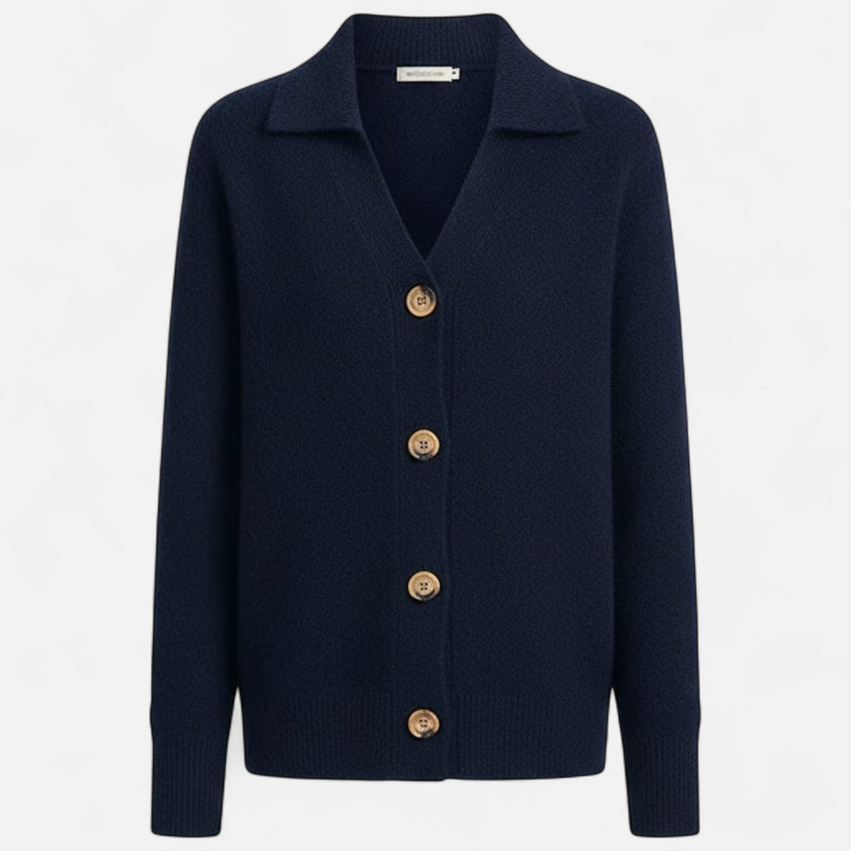 Women's Knit Stand-Collar Short Coat