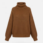Women's Wool-Blend Turtleneck Sweater – Classic Knit