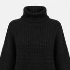 Women's Wool-Blend Turtleneck Sweater – Classic Knit