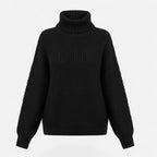 Women's Wool-Blend Turtleneck Sweater – Classic Knit