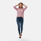 Women's Zipper Stand-Collar Knit Sweaters