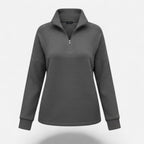 Women's Zipper Stand-Collar Knit Sweaters