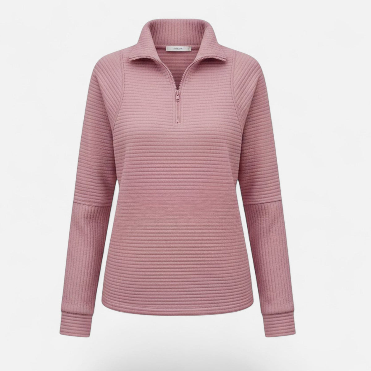 Women's Zipper Stand-Collar Knit Sweaters