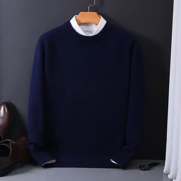 Men's Soft Knit Crew Neck Sweater Soft Refined Knit