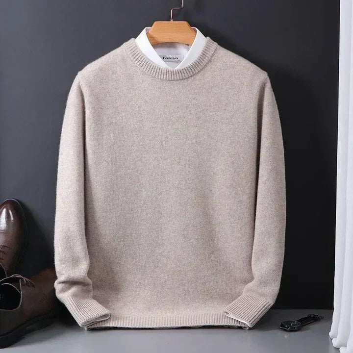 Men's Soft Knit Crew Neck Sweater Soft Refined Knit