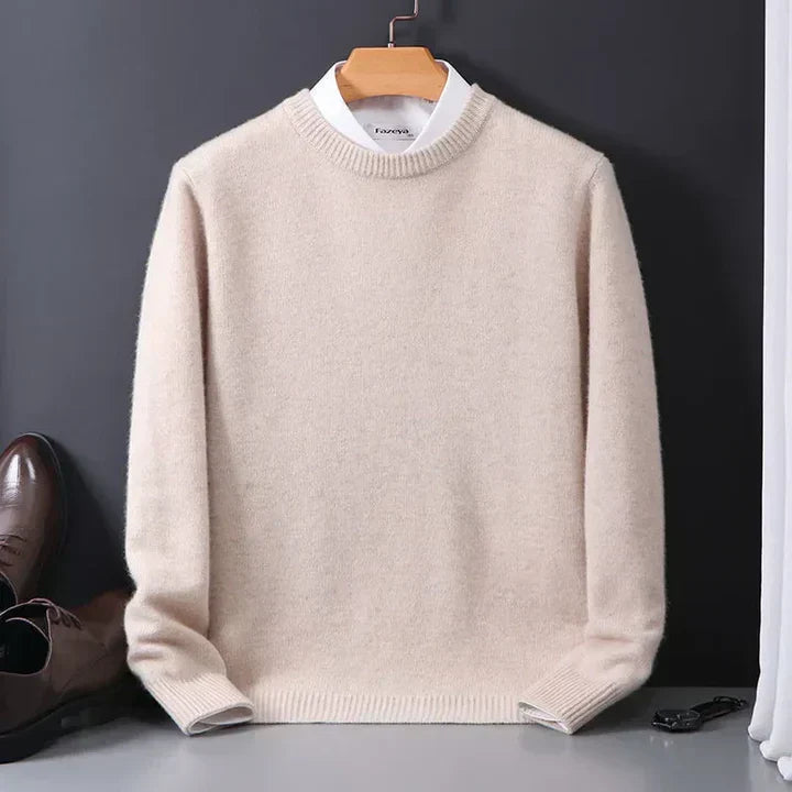 Men's Soft Knit Crew Neck Sweater Soft Refined Knit