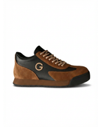 Men's Premium Leather Panel Lace Up Lifestyle Trainers