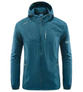 Men's Ultra Lightweight Hooded Summer Jacket Windproof Sun Resistant