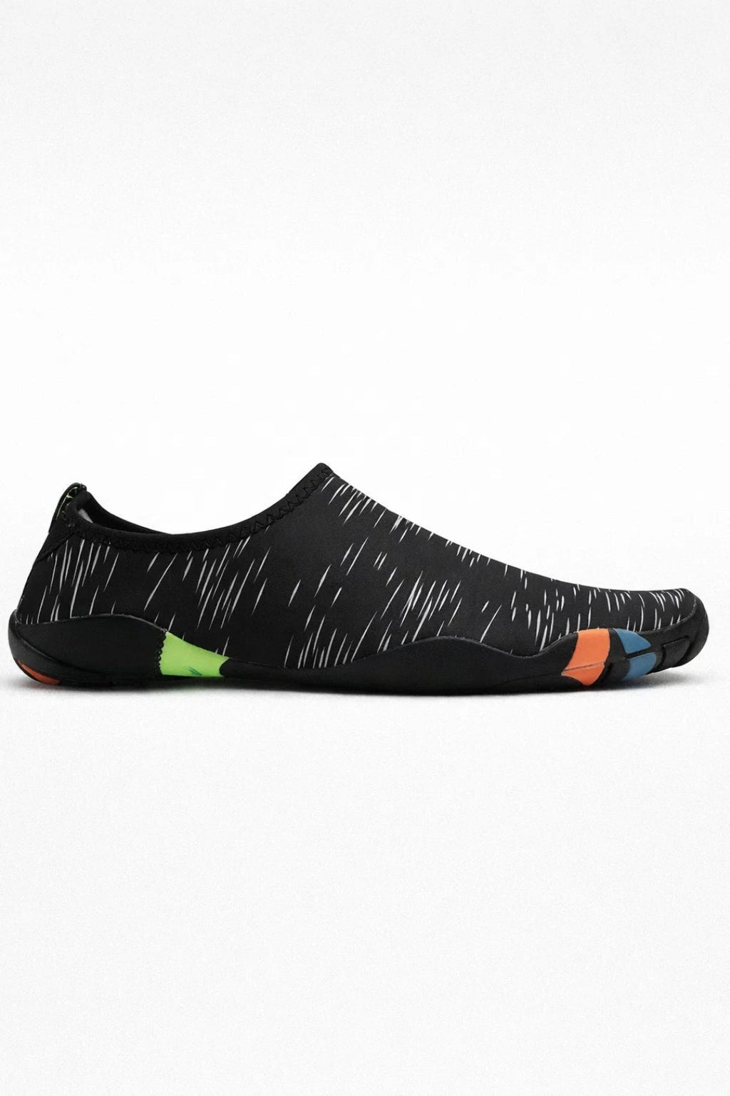 Men's Water Shoes with Flexible Sole and Printed Upper