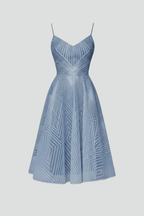Women's Fit and Flare Midi Dress – Spaghetti