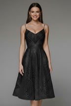 Women's Fit and Flare Midi Dress – Spaghetti