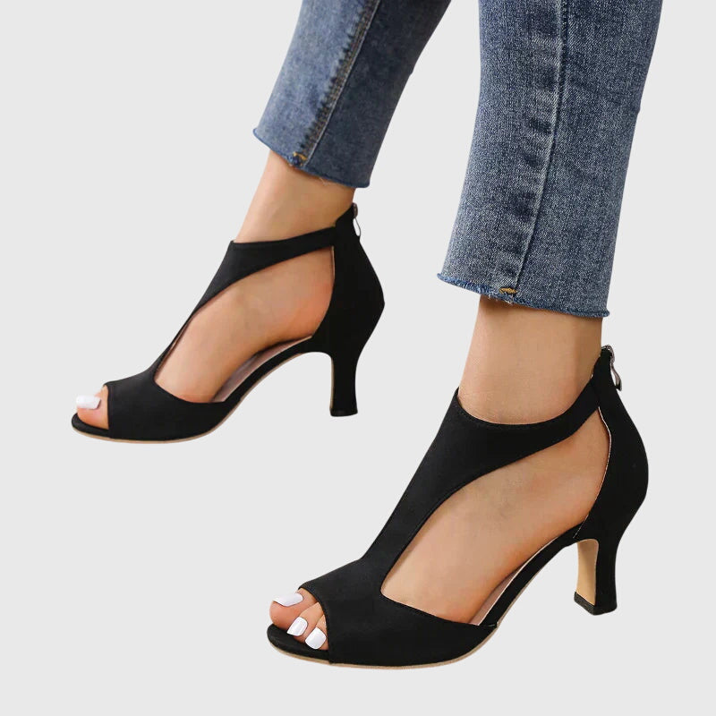 Women's Orthopedic Stretch Knit Heels for All-Day Wear