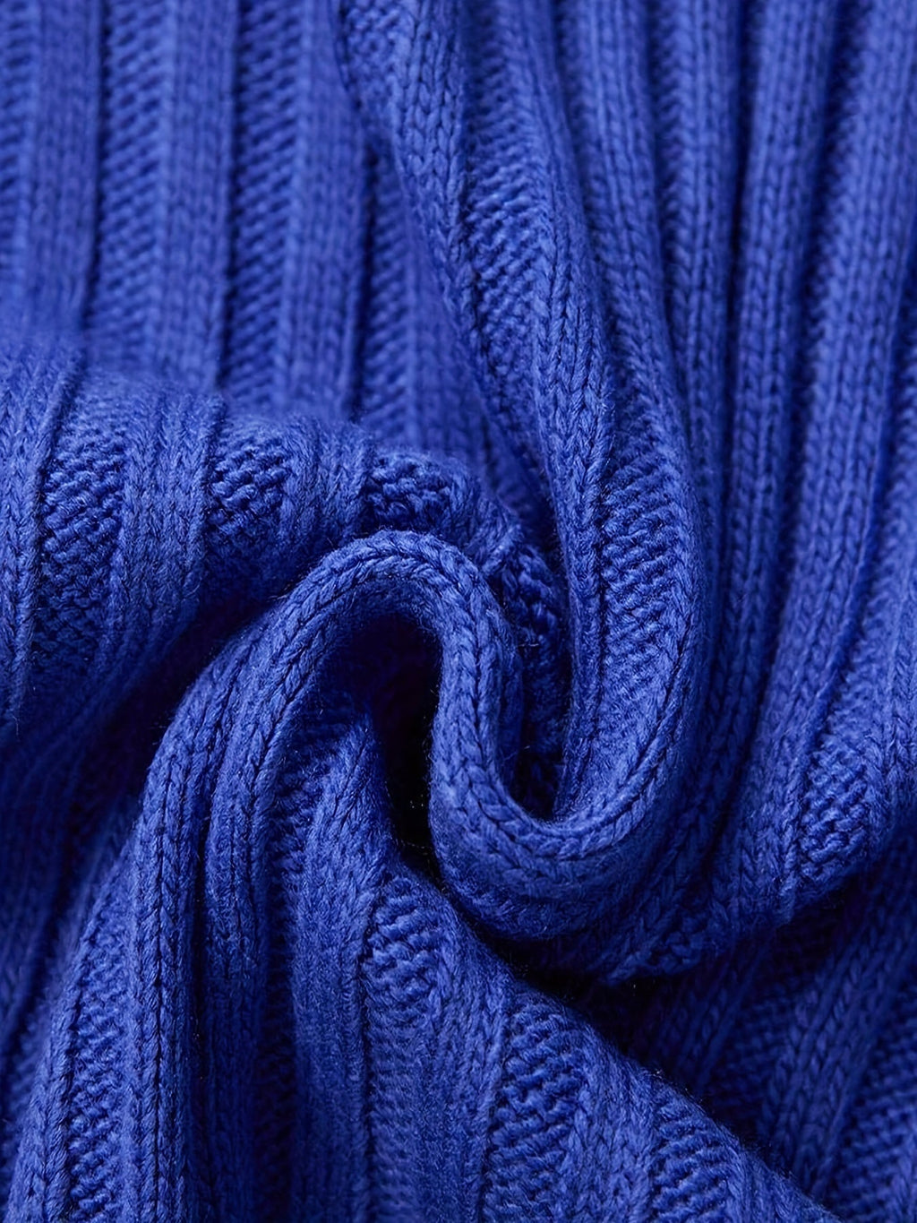 Women's High Neck Rib Texture Easy Fit Knit Pullover