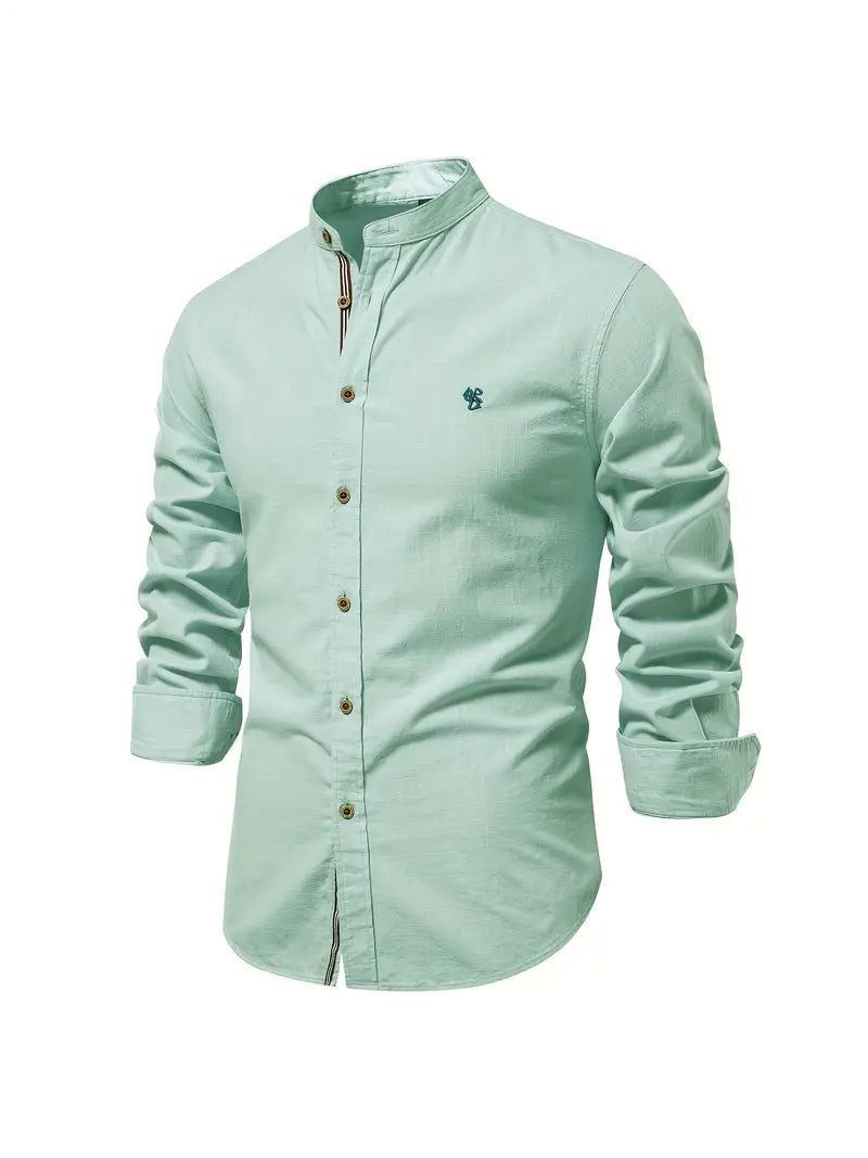 Men's Classic Button Shirt Elegant Comfortable Breathable Stylish Casual