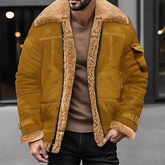 Men's Sherpa Jacket Lightweight, Warm, and Stylish for Everyday