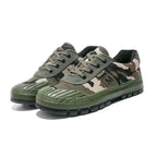 Men's Printed Low Top Lace Up Grip Sneakers