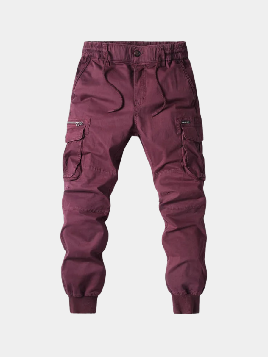Men's Cargo Jogger Multi Pocket Streetwear Utility Trousers