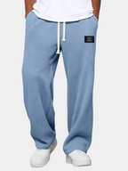 Men's Comfortable Trousers Relaxed Fit Adjustable Waist Breathable Everyday