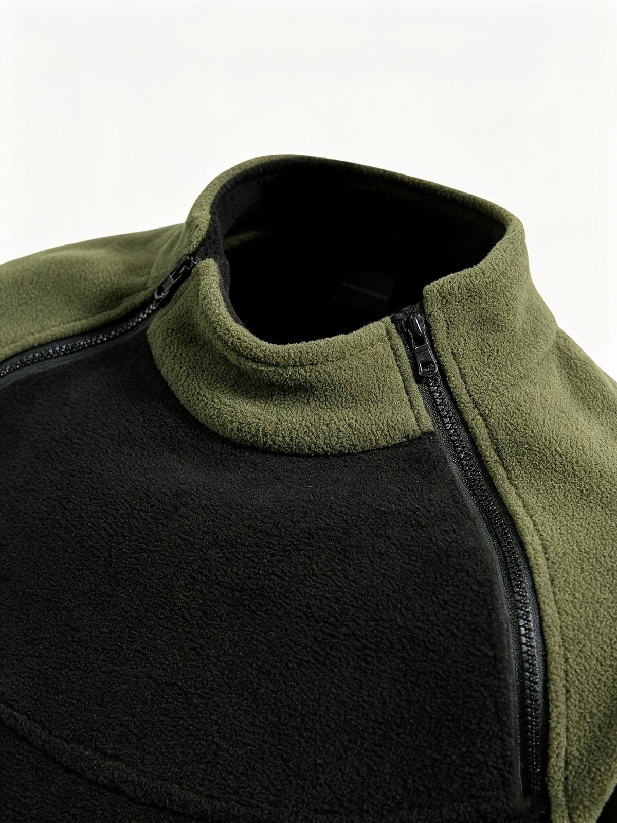 Women's Cold-Weather Plush Knit Sweater with Zip Accent