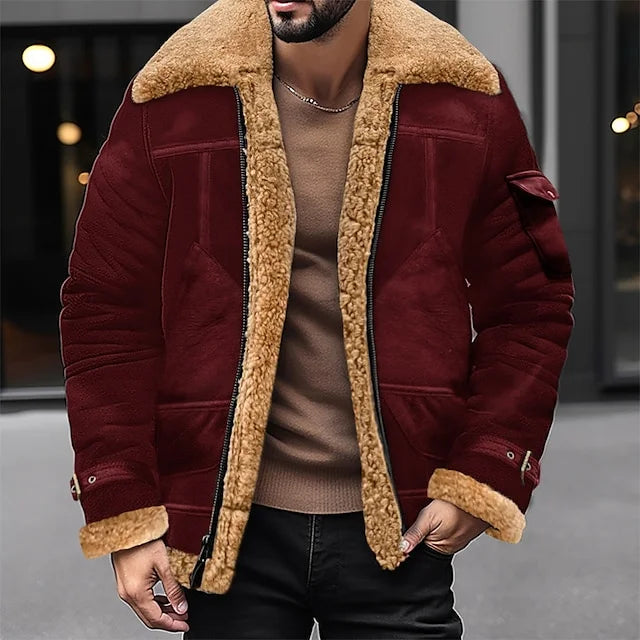 Men's Sherpa Jacket Lightweight, Warm, and Stylish for Everyday
