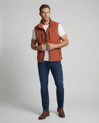 Men's Lightweight Utility Gilet Multi Pocket Zip Up Layer