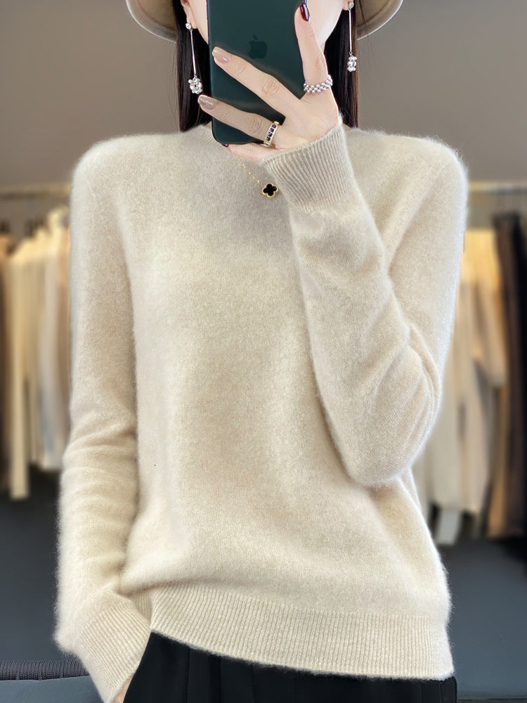 Women's Relaxed Fit Knit Pullover Sweater