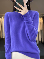 Women's Relaxed Fit Knit Pullover Sweater