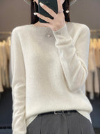 Women's Relaxed Fit Knit Pullover Sweater
