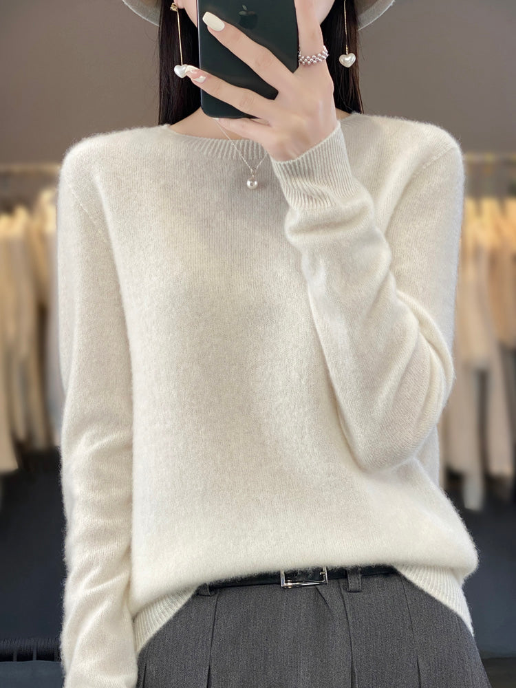 Women's Relaxed Fit Knit Pullover Sweater