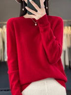 Women's Relaxed Fit Knit Pullover Sweater