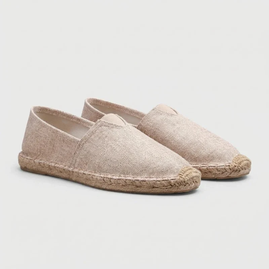 Men's Jute Sole Espadrilles Lightweight Slip On Summer Shoes