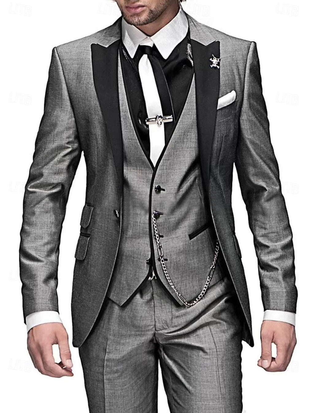 Men's Elegant Three Piece Tailored Occasion Suit Set