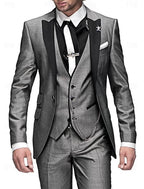 Men's Elegant Three Piece Tailored Occasion Suit Set