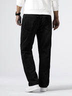 Men's Denim Jeans Straight Leg Washed Blue Everyday Fit