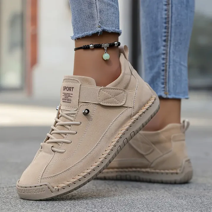 Women's Orthopedic Leather Sneakers Everyday Comfort