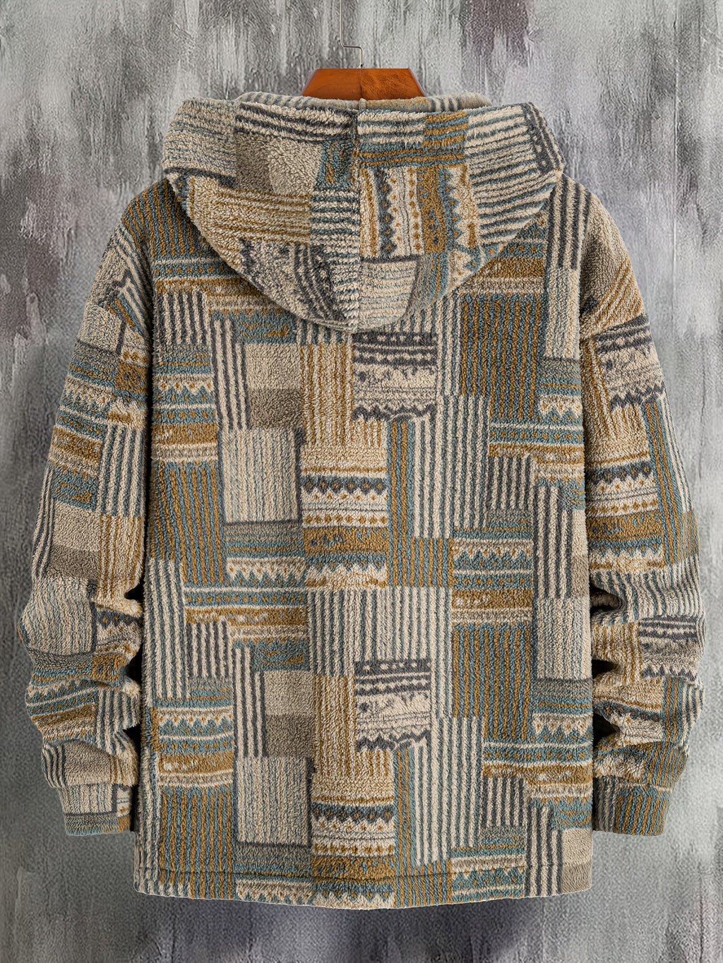 Women's Cozy Pattern Knit Quarter-Zip Pullover