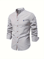 Men's Classic Button Shirt Elegant Comfortable Breathable Stylish Casual