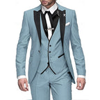 Men's Elegant Three Piece Tailored Occasion Suit Set