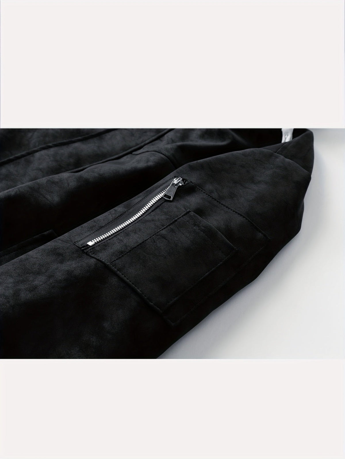 Women's Drawstring Hood Zip Jacket with Ribbed Cuffs and Hem