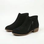 Women's Ankle Boot with Tassel Zip Detail
