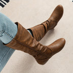 Women's Knee High Boots in Brown