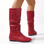 Women's Knee High Boots in Brown