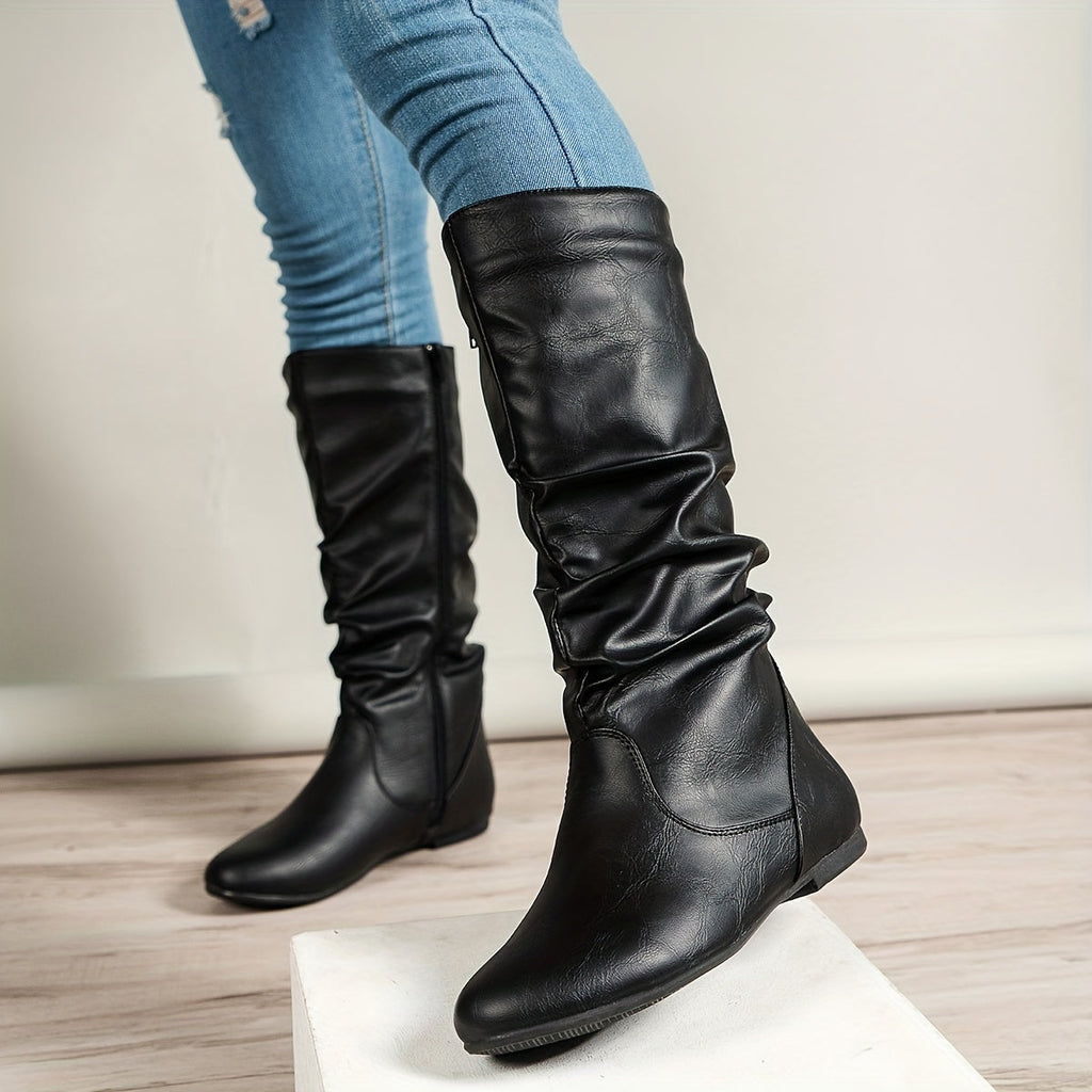 Women's Knee High Boots in Brown