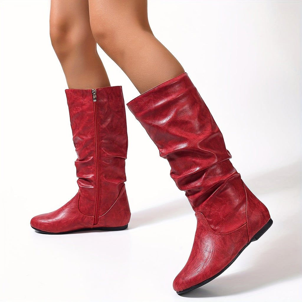 Women's Knee High Boots in Brown