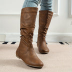Women's Knee High Boots in Brown